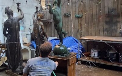 Eberle Lotus Foundation Statue Restoration